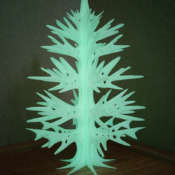 クリスマスツリー　夜光（蓄光） 2枚目の画像
