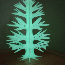 クリスマスツリー　夜光（蓄光） 3枚目の画像