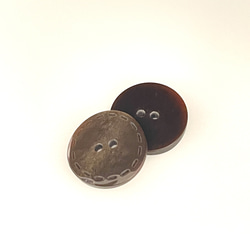 Ref.P14479 brown(A) 17mm （フランス） １セット（4点） 2枚目の画像