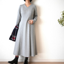 ⭐︎レリアンで着痩せ⭐︎コクーンシルエット　毛99% 暖かい。ネイビーワンピース ⭐︎レリアンで着痩せ⭐︎コクーンシルエット 毛99% 暖かい