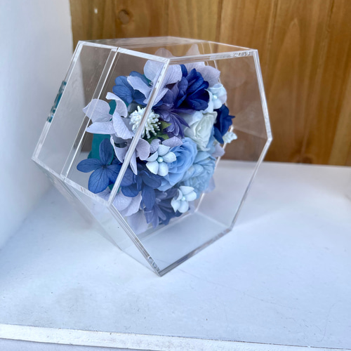 MAKE FUTURE プリザーブドフラワー 母の日 幸せを呼ぶ六角形 プリザーブドフラワー プリザーブドフラワー