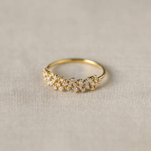 プラチナ手作りダイヤモンドイヤリング 雪華二重デザイン プラチナダイヤモンドピアス(RPE439-003)|TSUTSUMI（ジュエリーツツミ