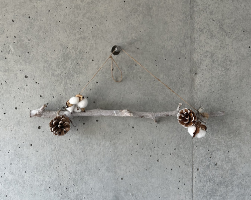 アドベントカレンダーに♪】流木（紐付き） ┃ 50cm ┃ タペストリー