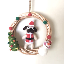 ❣️特大　クリスマス　タペストリー　羊毛フェルト　ハンドメイド　ツリー　雪だるま e35c50188aa4a47e544ee659be700a