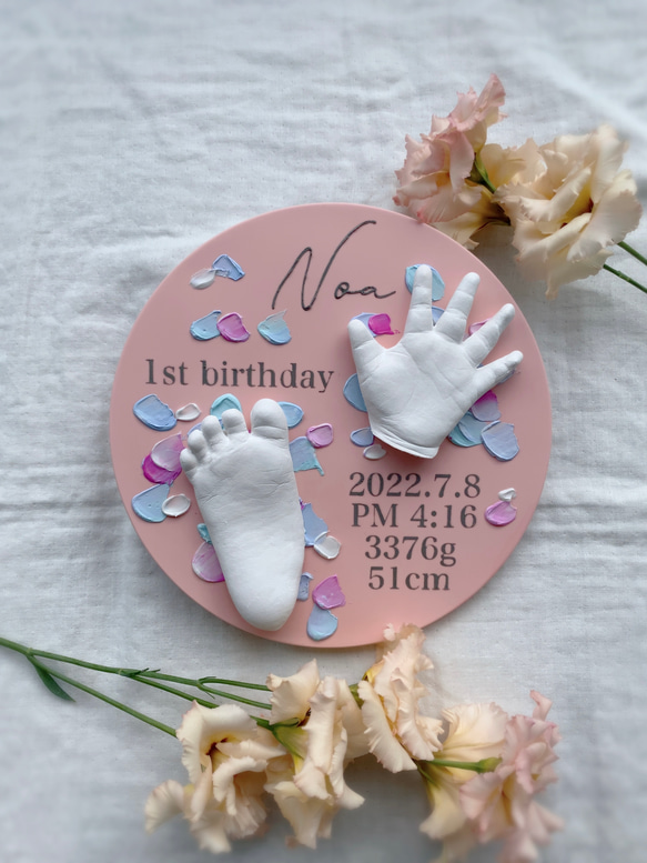 手形・足形 Bondi 手足形ボード【7ヶ月〜満1歳注文番号C0701】 手足型ボード 手形足形