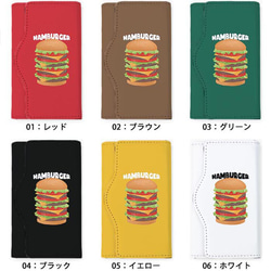 キーケース レディース メンズ  ハンバーガー バーガー ハンバーグ 4連 キーホルダー ic_kc110 5枚目の画像