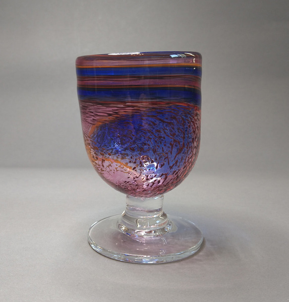 脚付きワイングラス Spiral Stemware Drinking Glass 3枚目の画像