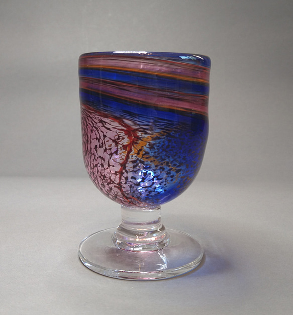 脚付きワイングラス Spiral Stemware Drinking Glass 2枚目の画像