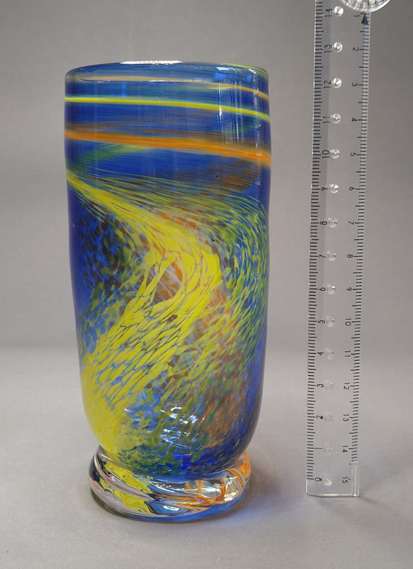 高いスパイラルグラス Tall Spiral Glass 3枚目の画像
