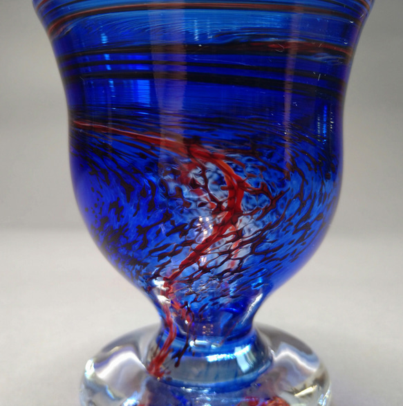 短いスパイラルグラス Short Spiral Drinking Glass 3枚目の画像