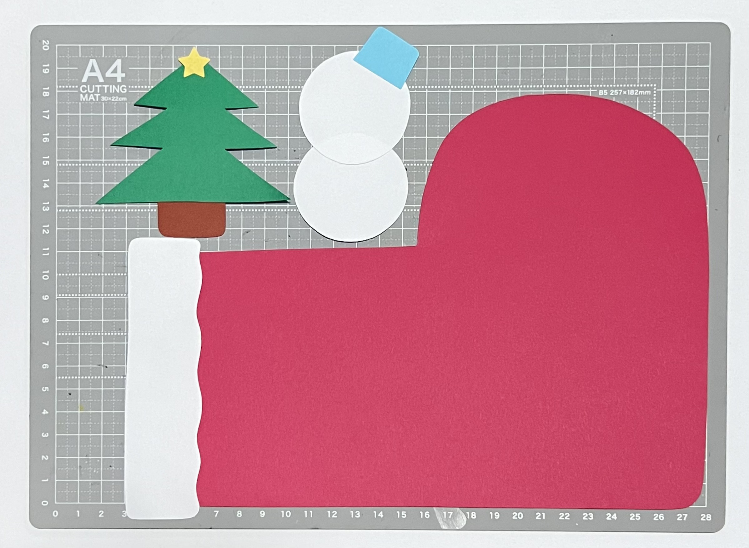 クリスマス　ブーツ　バッグ　立体　製作キット　保育　高齢者　壁面