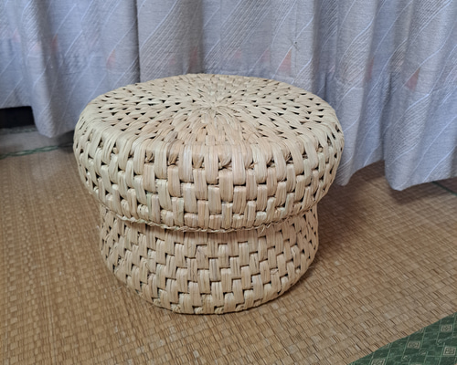 古民具 藁いずみ 手作り 藁籠 藁細工 マルカ飯櫃のセット 635cc1fcad6bf18362e4a86d0079ef