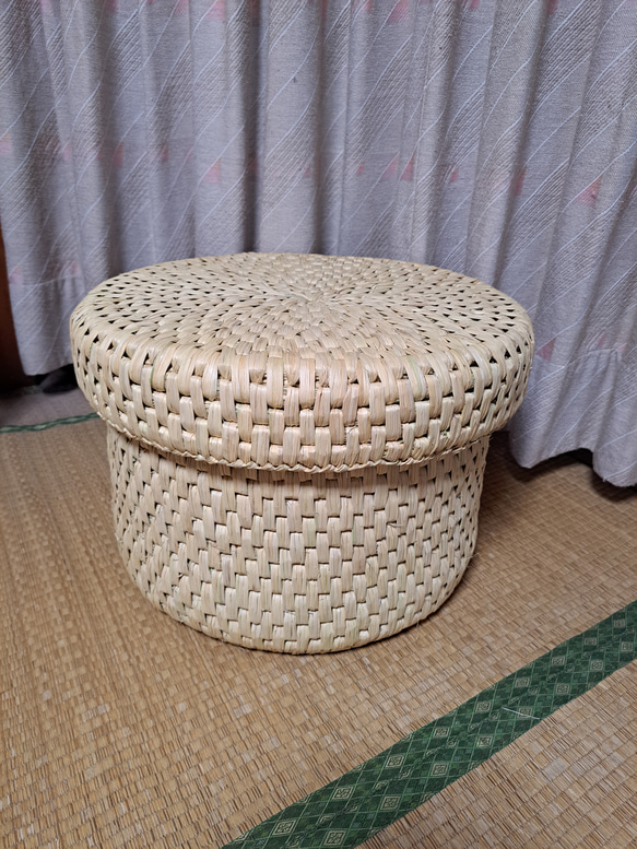 ken1982501　藁いずみ(稲わら製品)、aサイズで作製 藁いずみ(稲わら製品)、飯櫃入れ d.サイズ、①タイプ その他キッチン