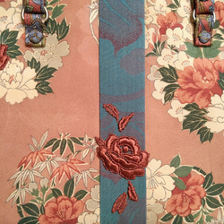 新かまぼこボストン　着物･牡丹躑躅薔薇に蝶 16枚目の画像