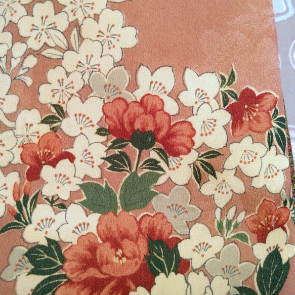 新かまぼこボストン　着物･牡丹躑躅薔薇に蝶 15枚目の画像