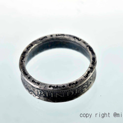 本物のコインを加工したコインリング コインの指輪 COIN RING　11112-494　ｙ2 2枚目の画像