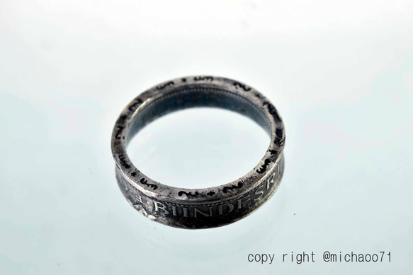 本物のコインを加工したコインリング コインの指輪 COIN RING　11112-494　ｙ2 2枚目の画像