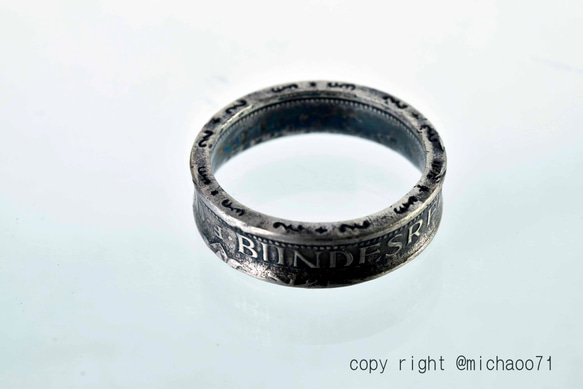 本物のコインを加工したコインリング コインの指輪 COIN RING　11112-494　ｙ2 4枚目の画像