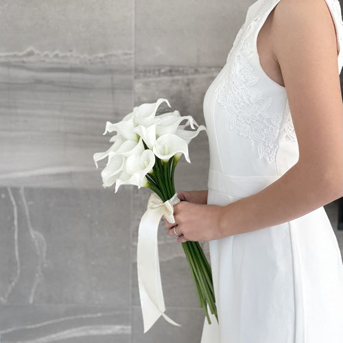 ウェディングカラーブーケ（ブートニア付） カラーブーケ ブートニア付き ウエディング 結婚式 ウエディング