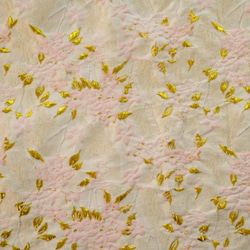 上品な金糸レリーフ花柄 ジャカード生地 [3726] 5枚目の画像
