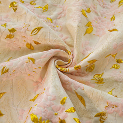 上品な金糸レリーフ花柄 ジャカード生地 [3726] 10枚目の画像