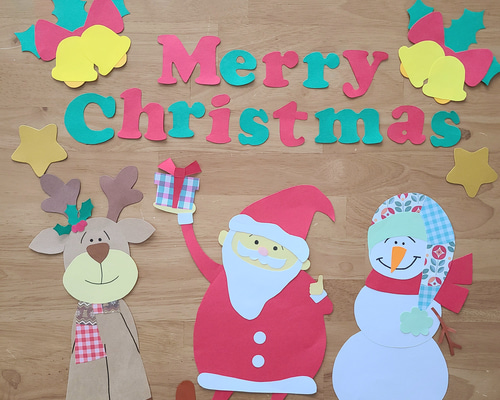 北欧 クリスマス 壁面飾り サンタクロース 11月 12月 クリスマス
