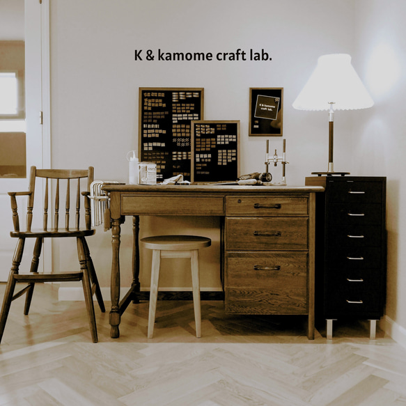 磁石の見えない✽寄せ木のマグネット   4個セット⑧　craft magnet  #29 - #32 19枚目の画像