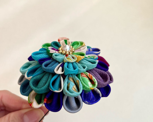 753髪飾り 成人式髪飾り 着物リメイク髪飾り 七五三髪飾り かんざし