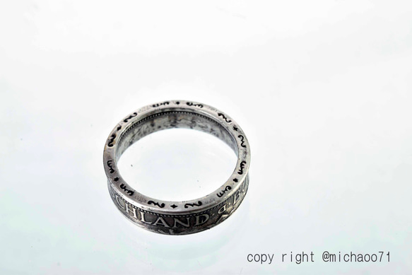 本物のコインを加工したコインリング コインの指輪 COIN RING　11110-494ｙ2　 5枚目の画像