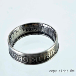 本物のコインを加工したコインリング コインの指輪 COIN RING　11110-494ｙ2　 3枚目の画像