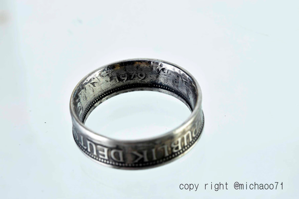 本物のコインを加工したコインリング コインの指輪 COIN RING　11110-494ｙ2　 3枚目の画像