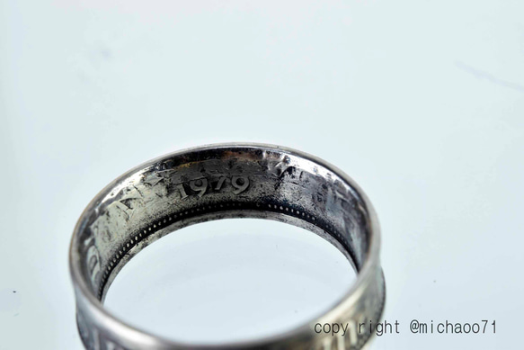 本物のコインを加工したコインリング コインの指輪 COIN RING　11110-494ｙ2　 4枚目の画像