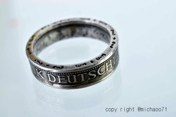 本物のコインを加工したコインリング コインの指輪 COIN RING　11110-494ｙ2　 8枚目の画像