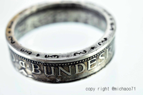 本物のコインを加工したコインリング コインの指輪 COIN RING　11110-494ｙ2　 6枚目の画像