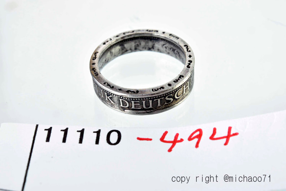 本物のコインを加工したコインリング コインの指輪 COIN RING　11110-494ｙ2　 7枚目の画像