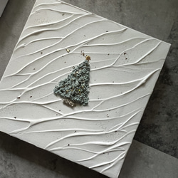 マジックアワーの空 20×20cm キャンバス テクスチャーアート 絵画