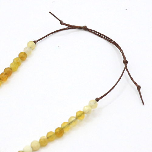 イエローオパール 小粒 ビーズ ネックレス beads247 イエローオパール 小粒 ビーズ ネックレス beads247 | せんとば