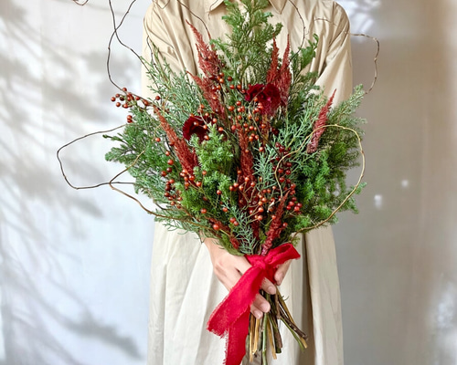 特大クリスマス生スワッグ/生花/特大スワッグ/ドライフラワー 楽天市場】クリスマス スワッグ ツリー セット プリザーブド