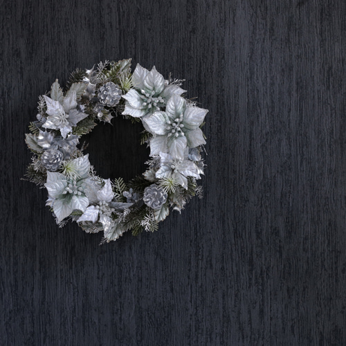 SALE！40%OFF】クリスマス～幻想の銀世界 ホワイトシルバー＆セージ