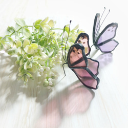 ステンドグラスの蝶々 ノスタルジックカラー 7枚目の画像