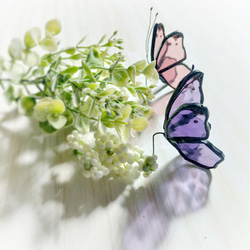ステンドグラスの蝶々 ノスタルジックカラー 6枚目の画像