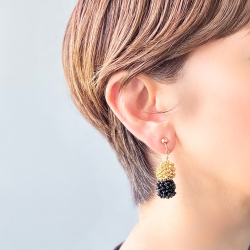 2色選べるセミオーダー】キャンディ・ドロップ／ピアス／イヤリング