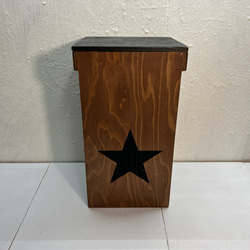 STAR★ DUST BOX ごみ箱 男前家具 新品！ お買い得 4枚目の画像