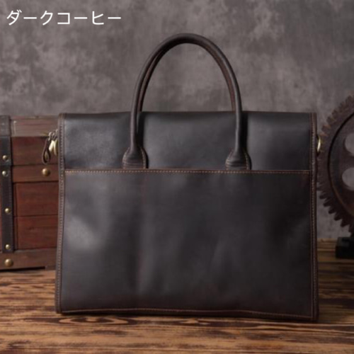 A4対応 ヴィンテージ ビジネスバッグ 2wayショルダーバッグ 手持げ