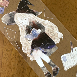 11月新作 E厘米 魔女晚安 海外マスキングテープ 切売 自己印贝壳光 No.127 4枚目の画像
