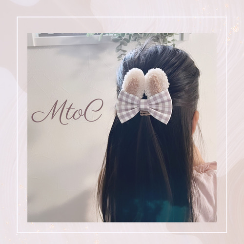 No 530❤︎レジンヘアゴム❤︎さくらとさくら❤︎٩(๑❛ᴗ❛๑)