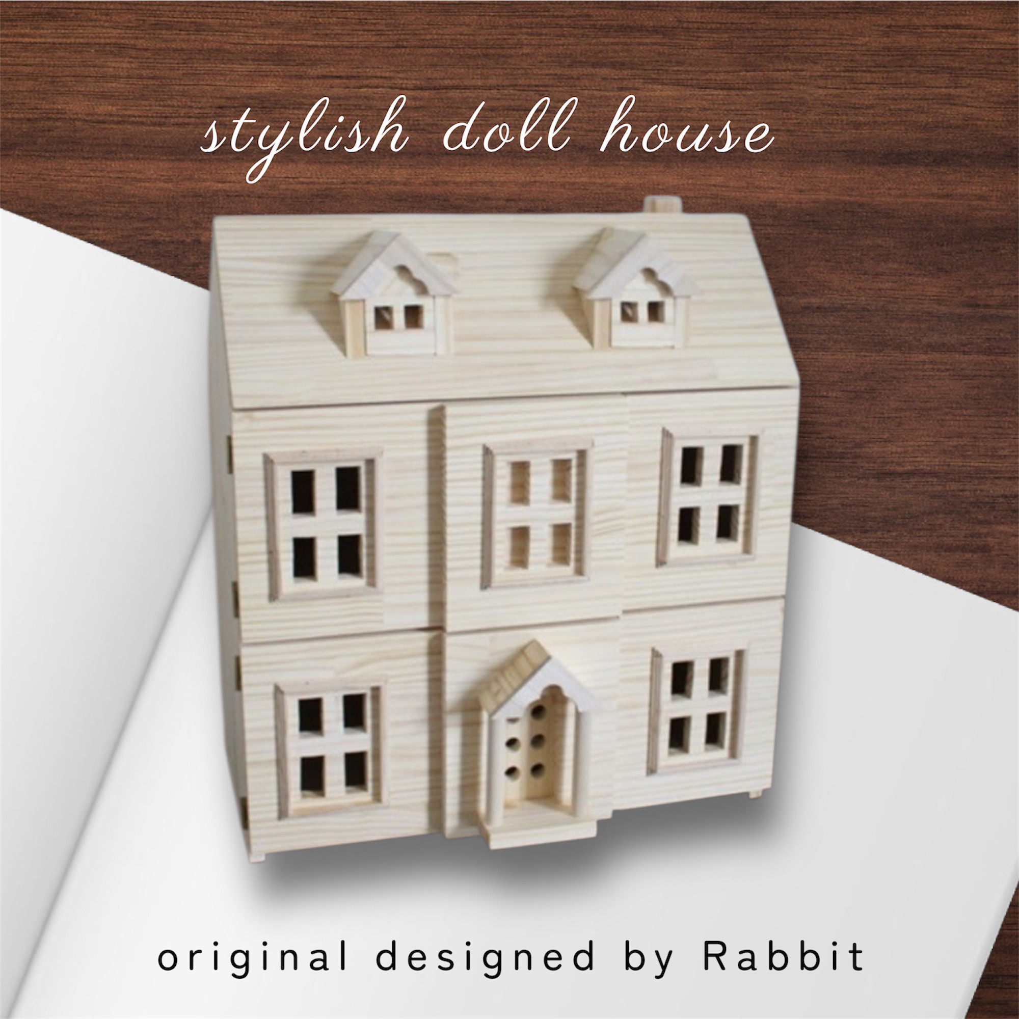 【受注品】開閉式 ヨーロピアンドールハウス