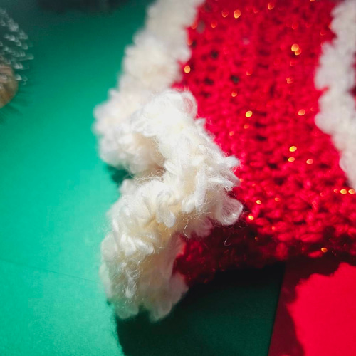 手編み犬服✴︎ 犬服 クリスマス サンタ衣装 サンタクロースワンピース