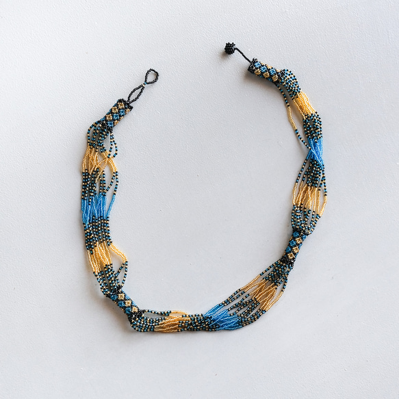 ビードワーク　ネックレス　beadwork Necklace(middle) 4枚目の画像