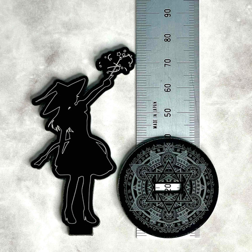 アクリルスタンド】ブラック キャラクター アクスタ オリジナル制作